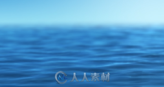 蔚蓝平静海面LED背景视频素材