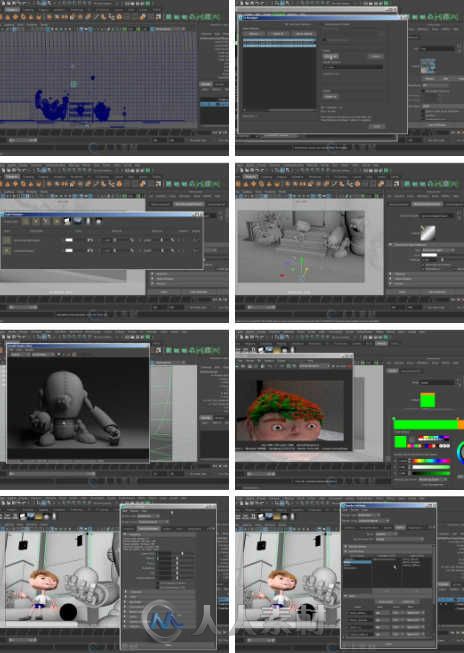 Arnold渲染技巧在Maya中的基础应用视频教程