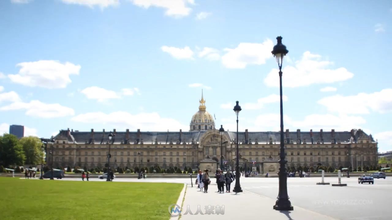 法国巴黎的一天延时摄影实拍视频素材