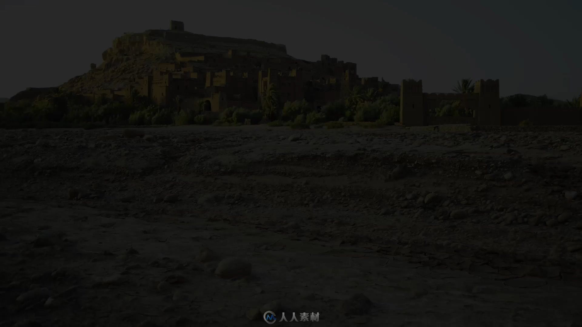 摩洛哥古城延时摄影实拍视频素材