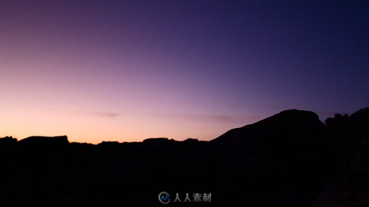 仙境撒哈拉沙漠及其星空延时摄影高清实拍视频素材