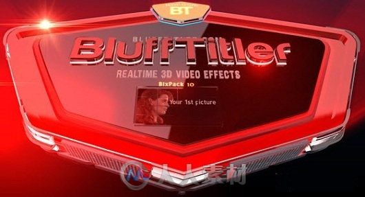 BluffTitler Pro三维标题动画制作软件V13.5.0.5版 BLUFFTITLER ULTIMATE 13.5.0.4 ...