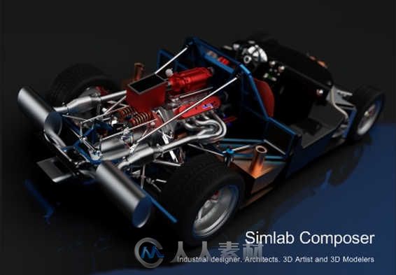 SimLab Composer三维场景制作软件V8.1.5版 SIMULATION LAB SOFTWARE SIMLAB COMPOS...