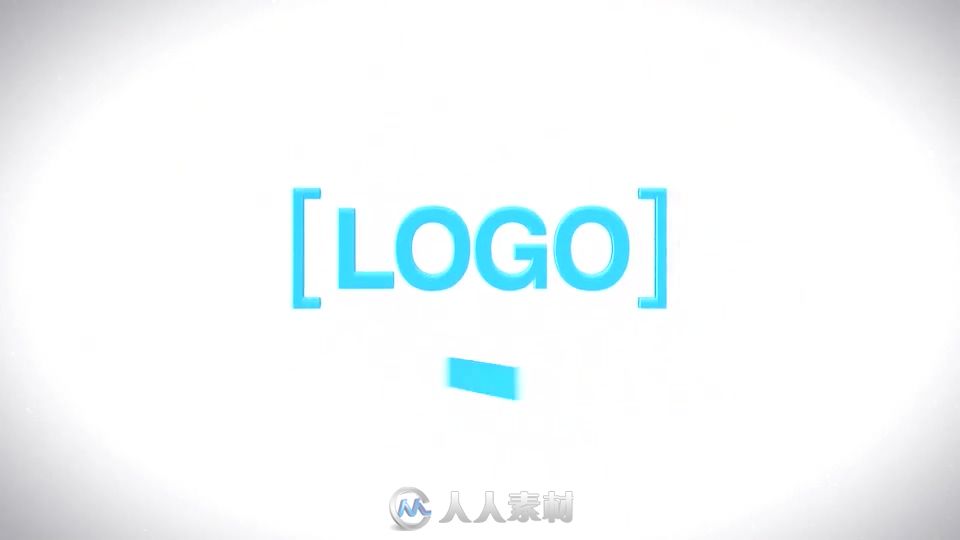 4K 动感时尚创意文字字幕标题标志LOGO演绎AE模板4K Logo Flip 11409522