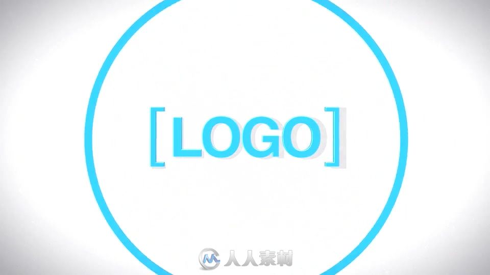 4K 动感时尚创意文字字幕标题标志LOGO演绎AE模板4K Logo Flip 11409522