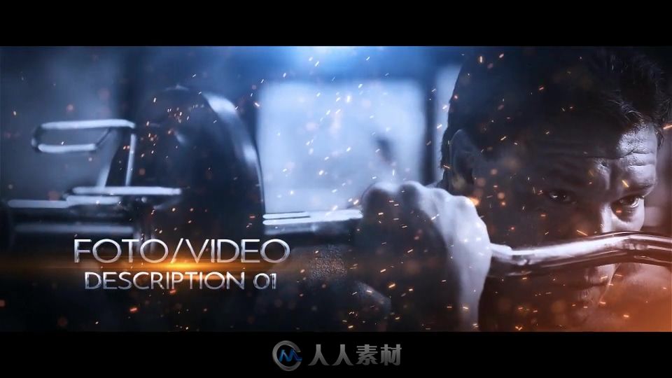 黑色金属文字字幕标题动画AE模板 cinematic-trailer-titles-v2