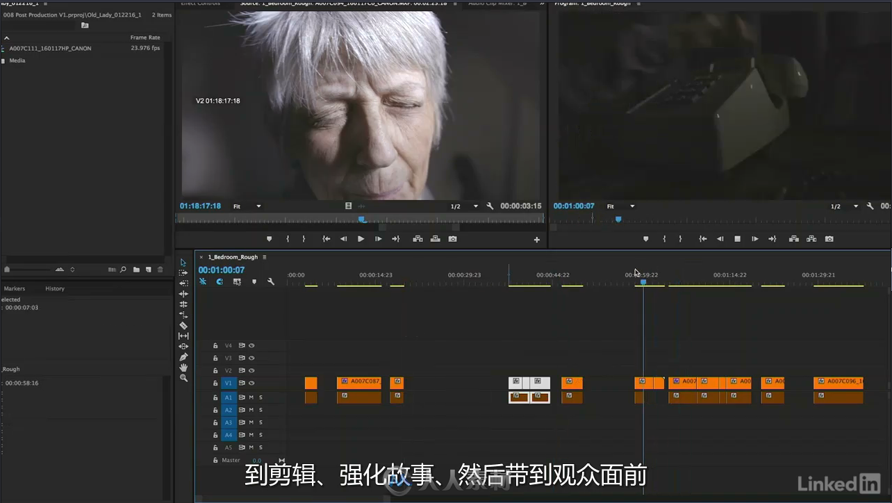 第74期中文字幕翻译教程《低成本影视片拍摄与后期制作视频教程》人人素材字幕组