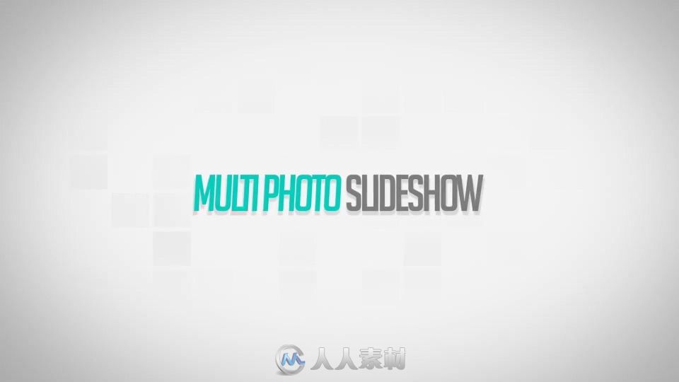 多张时尚好看的图片照片视频相册动画AE模板 Multi Photo Slideshow