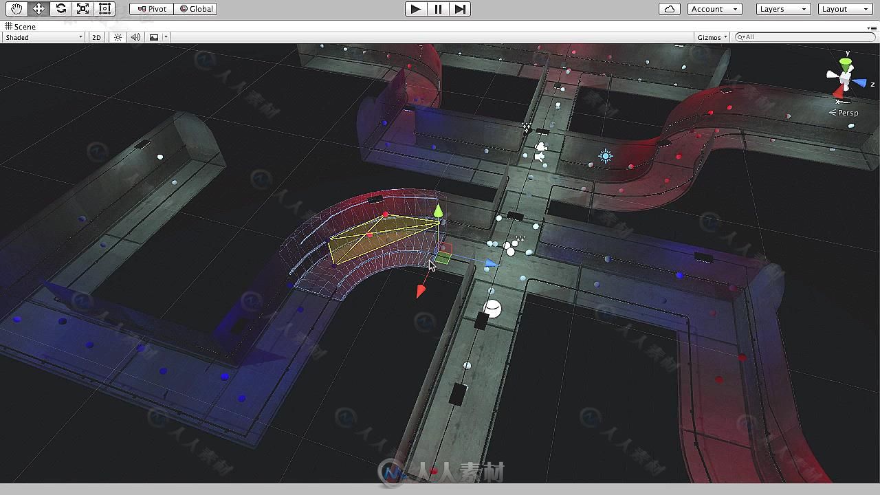 Blender游戏场景制作视频教程第一季 3DMOTIVE MODULAR SETS IN BLENDER VOL.1