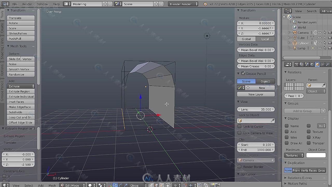 Blender游戏场景制作视频教程第一季 3DMOTIVE MODULAR SETS IN BLENDER VOL.1