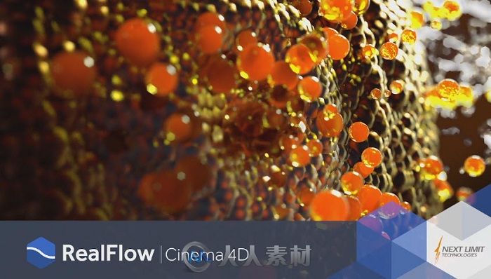 RealFlow流体动力学模拟C4D插件V1.0.1.0095版 Nextlimit Realflow Cinema 4D v1.0....