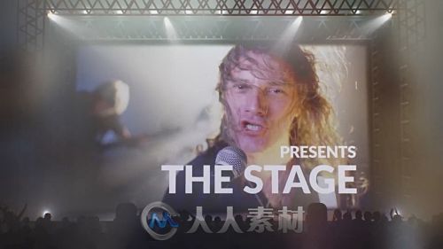 大气令人振奋的现场活动宣传视频AE模板   The Stage Live Event Promo