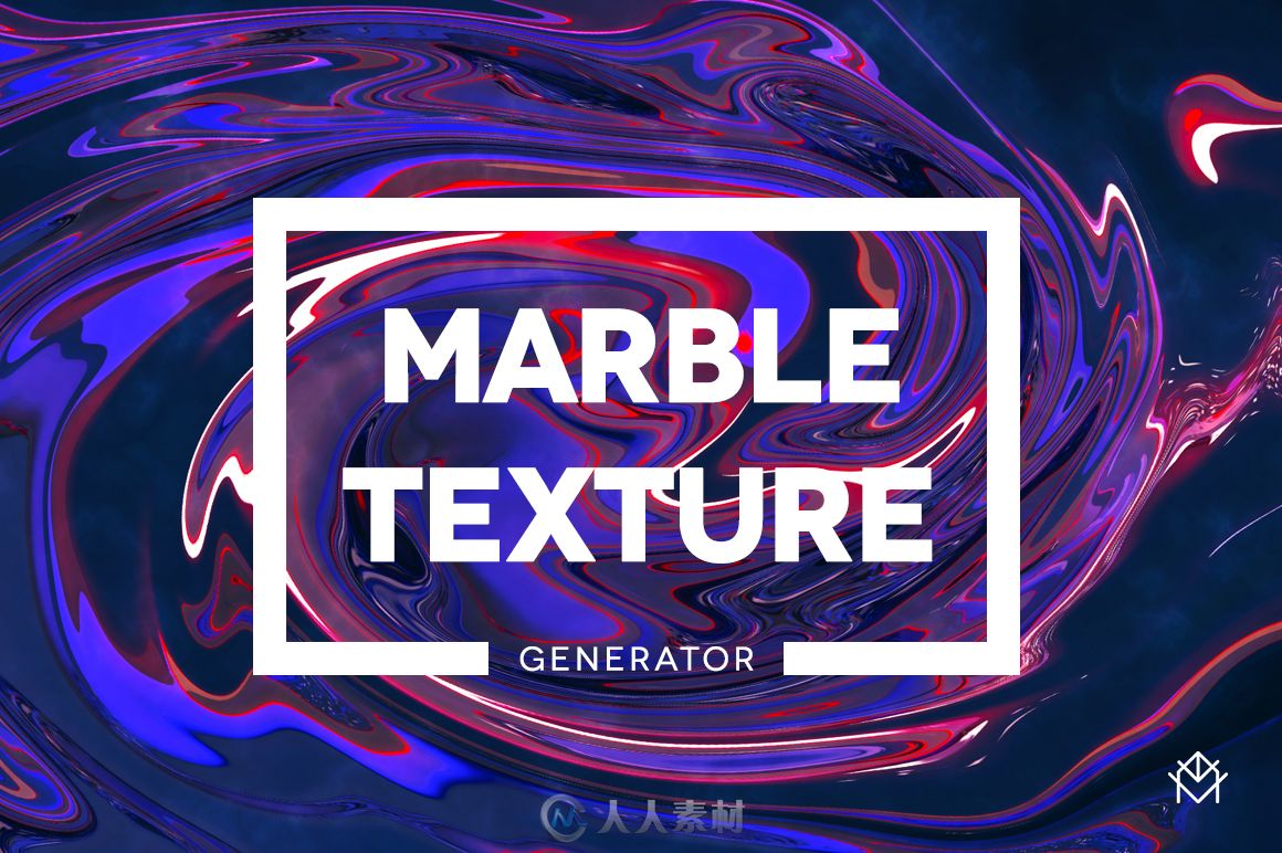彩色大理石花纹生成PS动作Marble Texture Generator Action