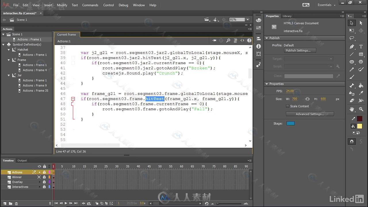 Animate CC交互式动画设计训练视频教程 Learn Adobe Animate CC Interactive Anima...