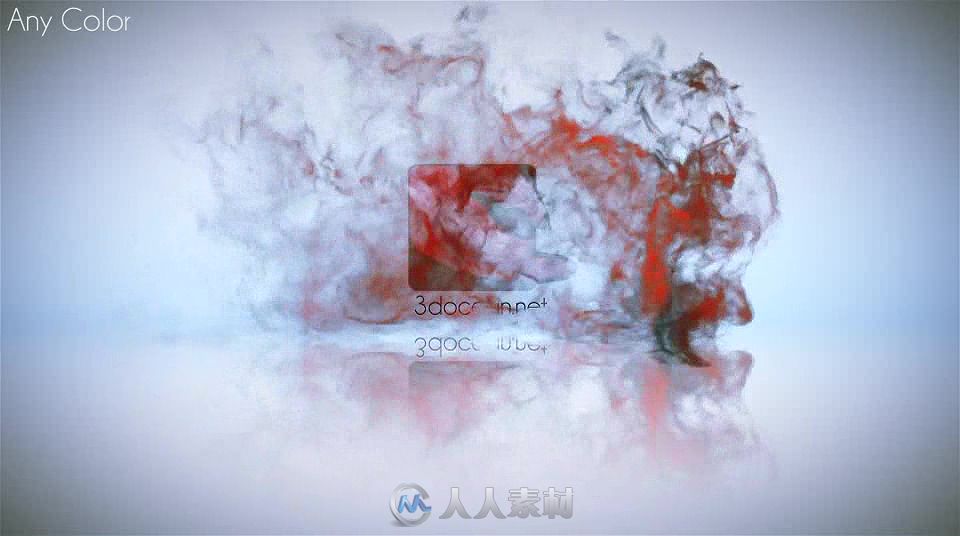 快速多彩烟雾粒子标志AE模板Videohive Quick Corporate Smoke Logo Reveal 14621153