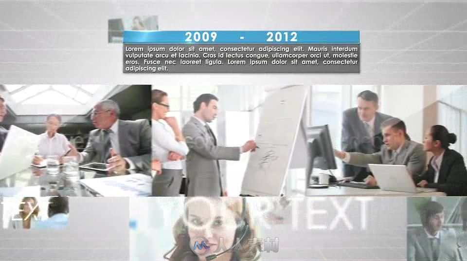 时尚公司业务时间轴宣传动画AE模板 Videohive Business Timeline 6077053