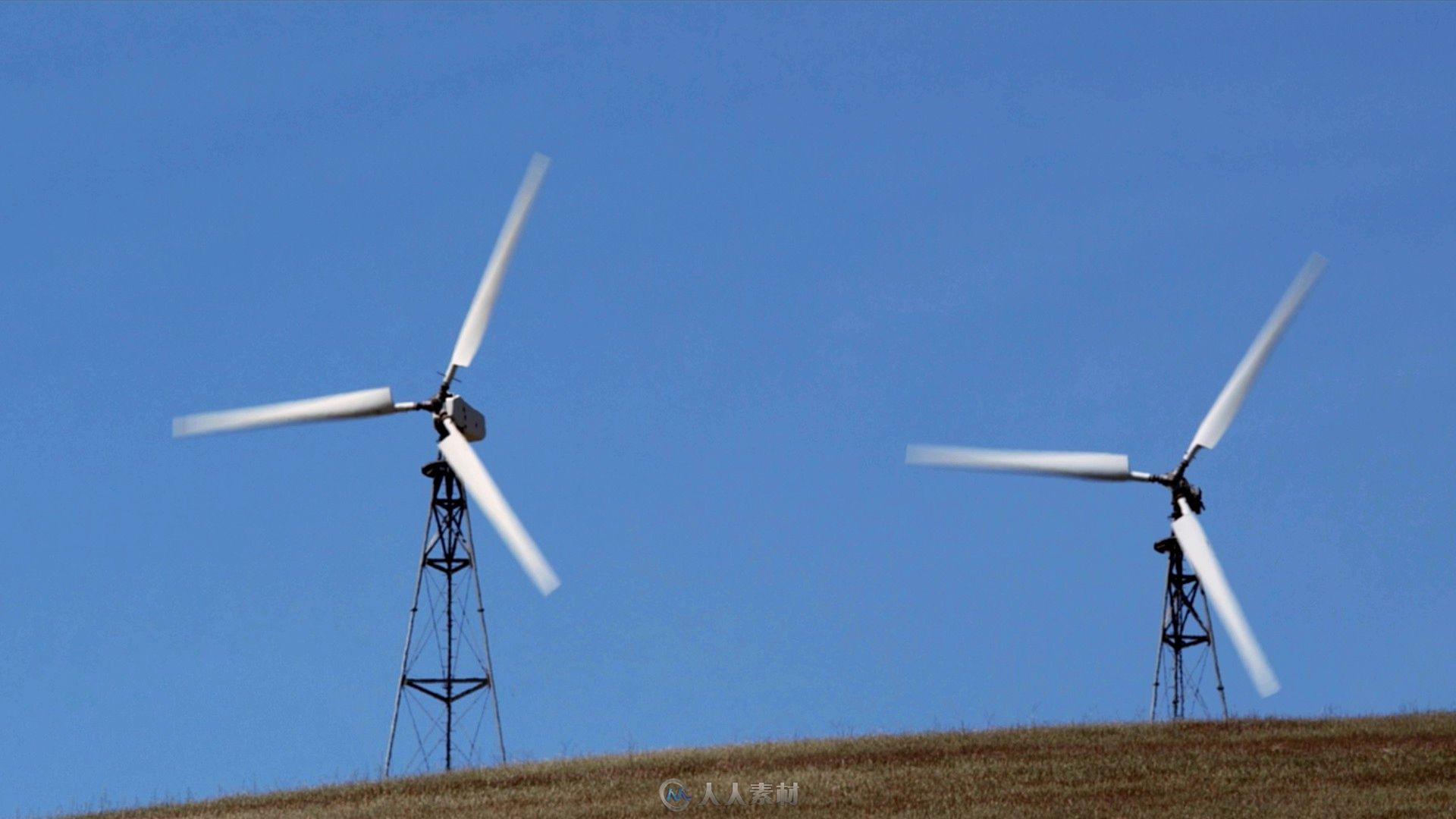 近景风力发电机组工作视频