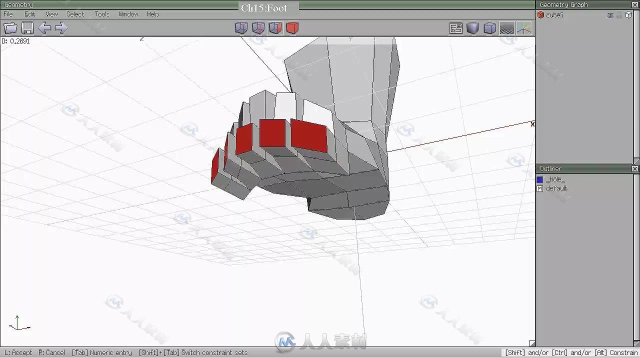 Wings3D初学者建模基础训练视频教程 GUMROAD LEARN WINGS3D
