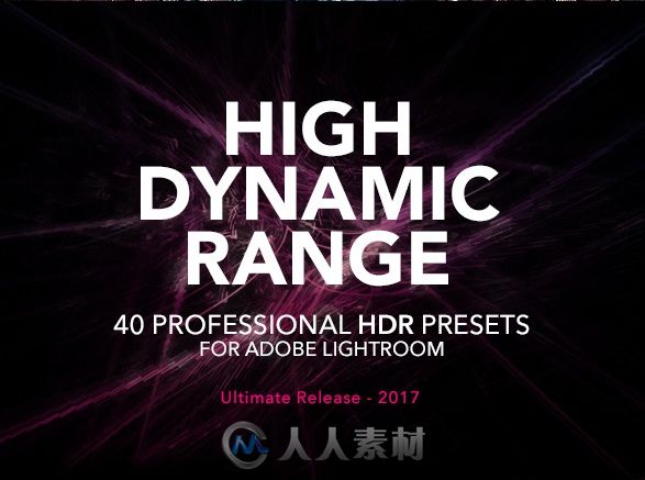 40款专业HDR照片调色lightroom预设40 HDR Professional Presets - Adobe Lightroom