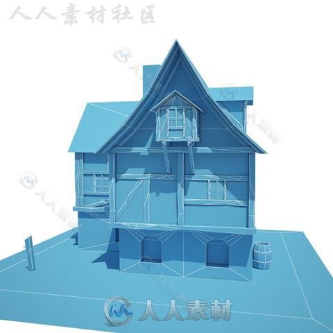 房屋室外道具模型Unity3D素材资源