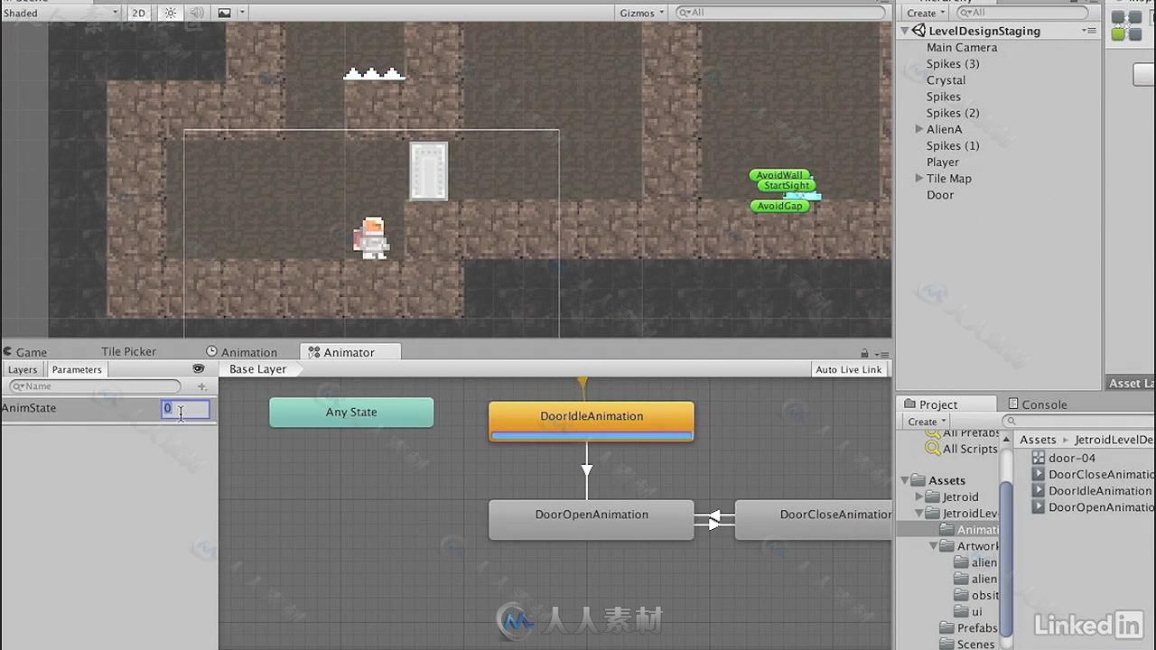 Unity中2D游戏关卡设计基础训练视频教程 Unity 5 2D Level Design