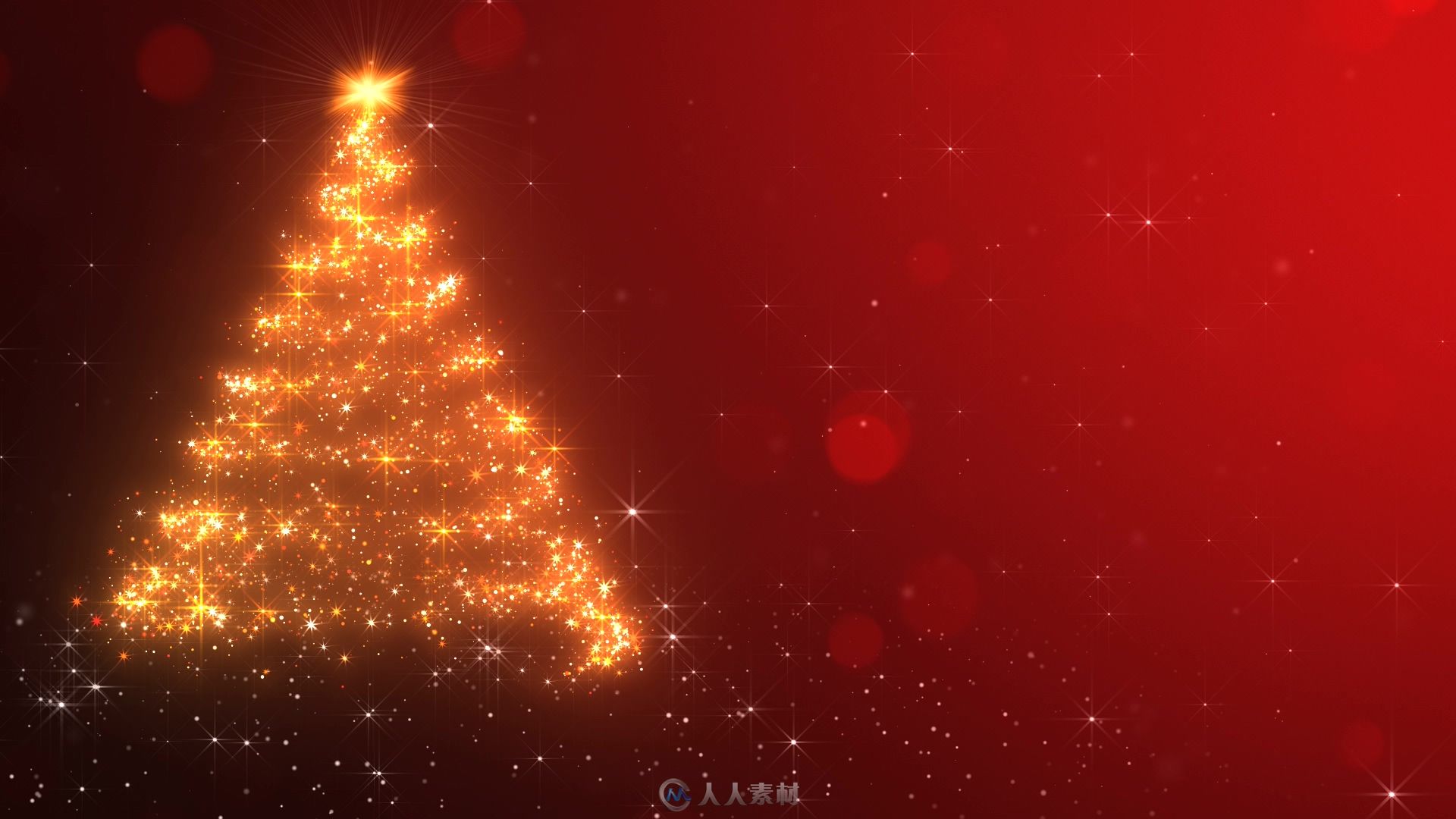璀璨圣诞树视频素材
