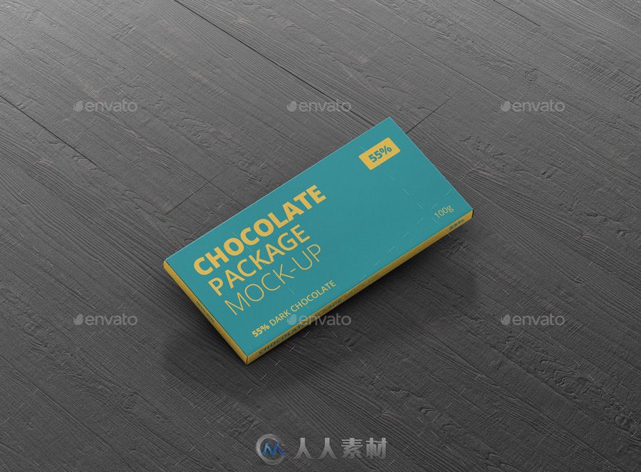巧克力包装展示PSD模板
