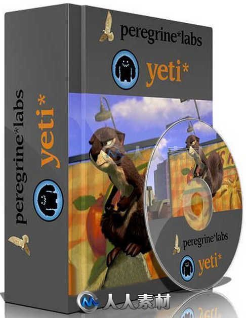 Yeti皮毛羽毛Maya插件V2.1.6版 PEREGRINE LABS YETI 2.1.6 FOR MAYA 2016-2017 WIN
