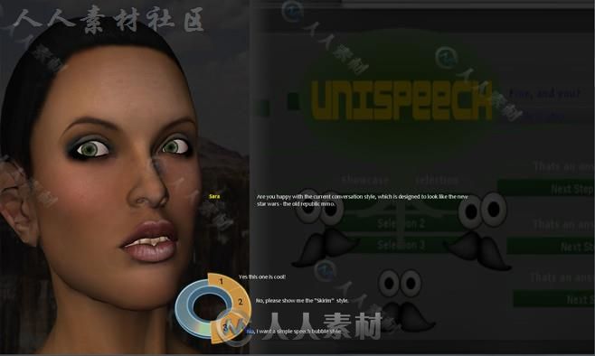 强大的视觉编辑器对话树工具Unity游戏素材资源