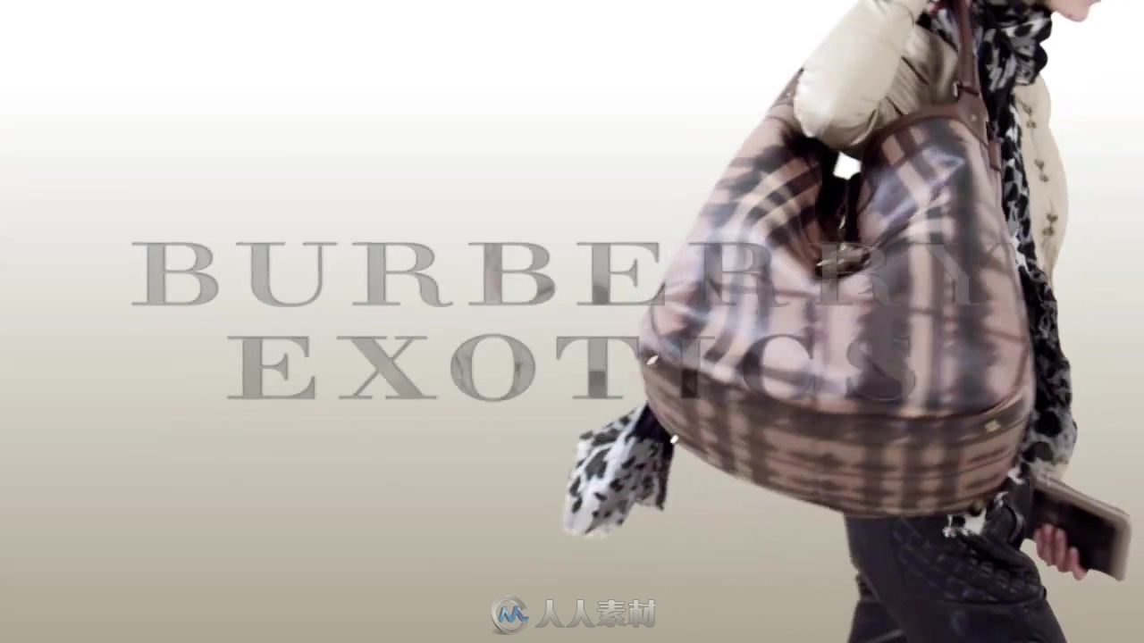 欧美时尚广告赏析 Burberry.巴宝莉Exotics系列包袋广告