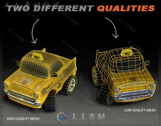 老式出租车汽车套件完整项目Unity游戏素材资源