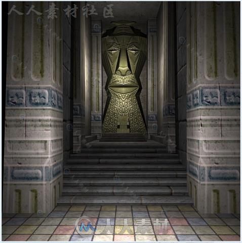 中世纪皇家城堡3D模型Unity游戏素材资源
