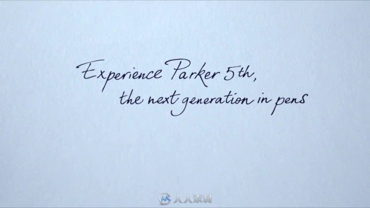 欧美时尚广告赏析 Parker派克钢笔广告帅哥篇.720p