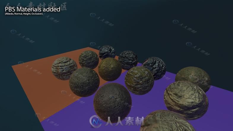 岩石树木幻想山林环境3D模型Unity游戏素材资源