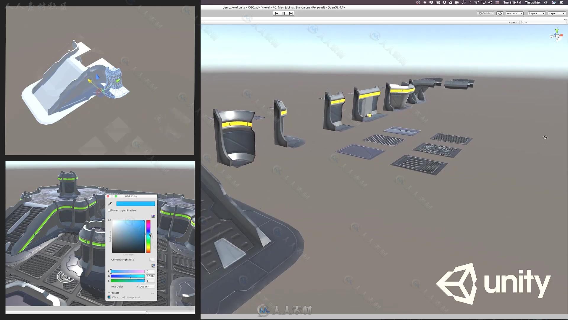 Blender塔防游戏实例制作训练视频教程 CGCOOKIE CREATING A TOWER DEFENSE GAME