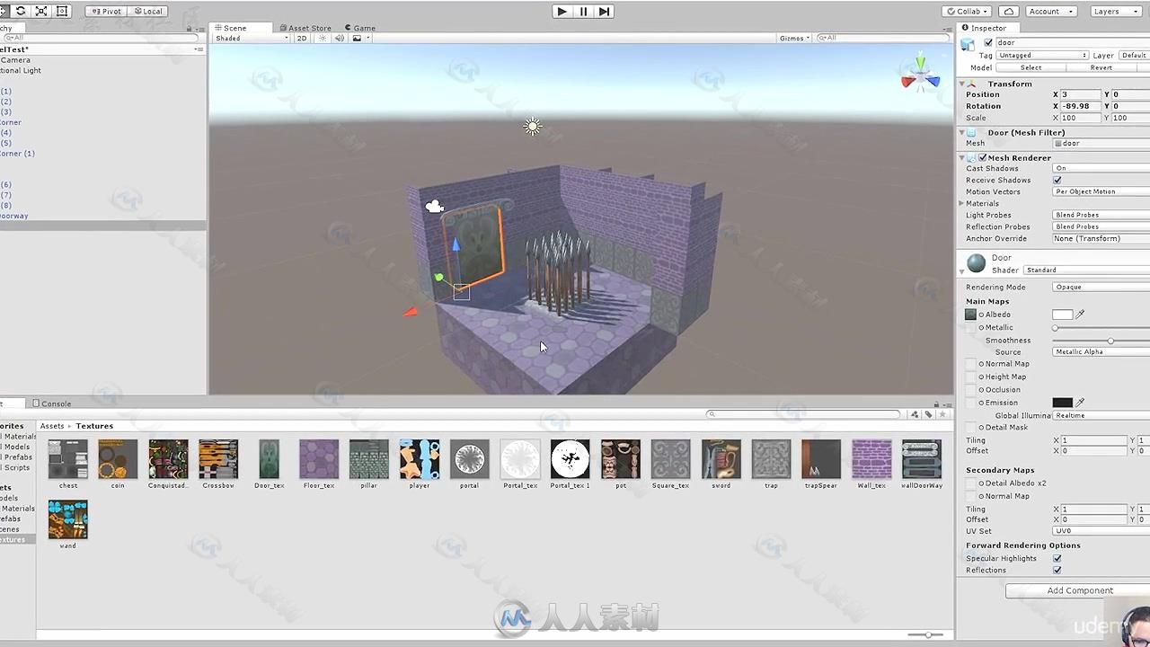 Blender三维游戏建模动画制作视频教程 UDEMY 3D GAME MODELING &amp; ANIMATION WITH B...