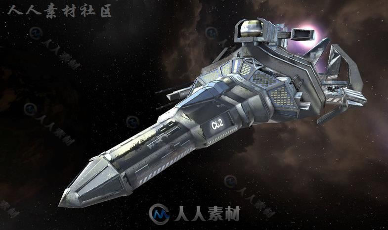 太空舰队3D模型Unity游戏素材资源