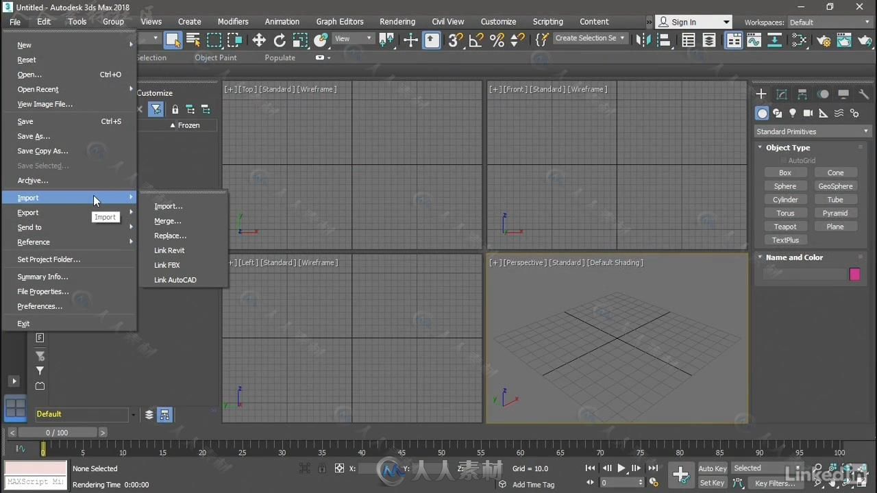 3dsMax 2018新功能训练视频教程 3ds Max 2018 New Features