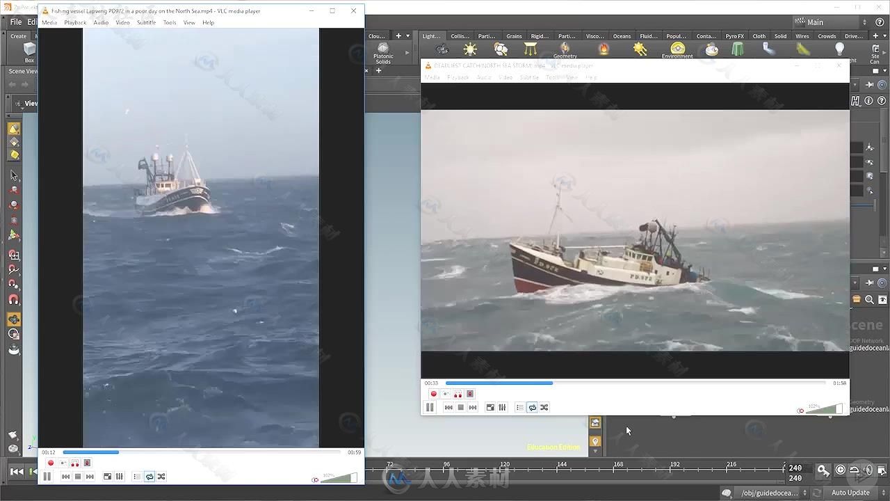 Houdini海洋模拟高级技术训练视频教程