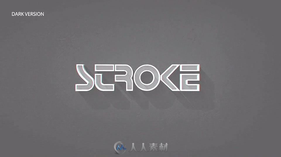 创意炫酷三维轮廓描绘标志显示LOGO演绎AE模板 Videohive 3D Stroke Logo 19083978