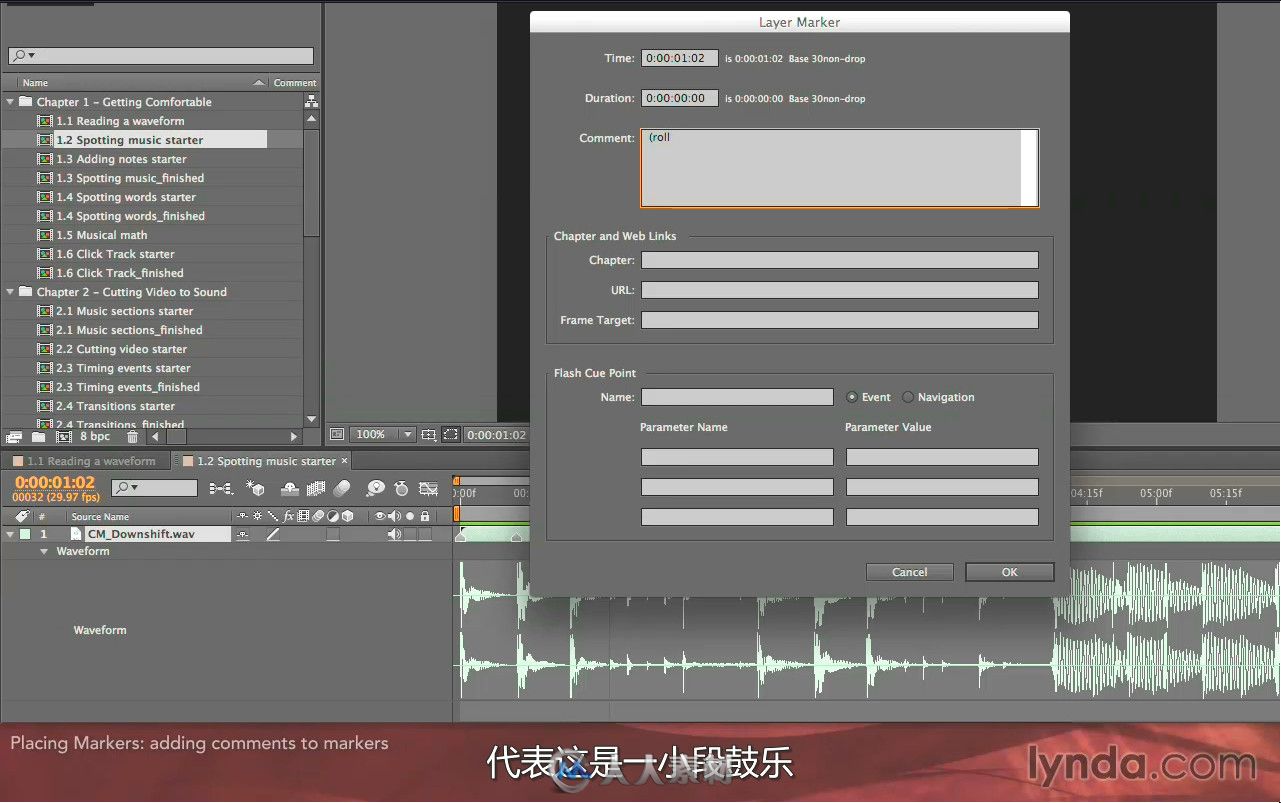 第107期中文字幕翻译教程《AE音频特效编辑制作视频教程》人人素材字幕组