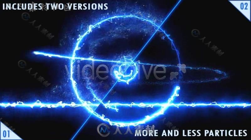 未来派炫酷震撼霓虹能量发光粒子光线路径展示AE模板Videohive Energy Light Strea...