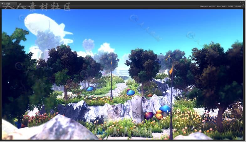 幻想环境场景3D模型Unity游戏素材资源