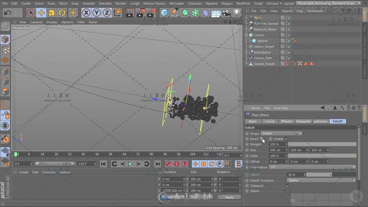 C4D动画特效核心技术训练视频教程 PLURALSIGHT CINEMA 4D MOGRAPH FUNDAMENTALS