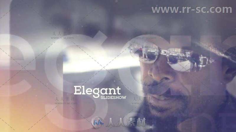 朦胧优雅字母视差幻灯片相册动画AE模板 Videohive Elegant Slideshow 20144854