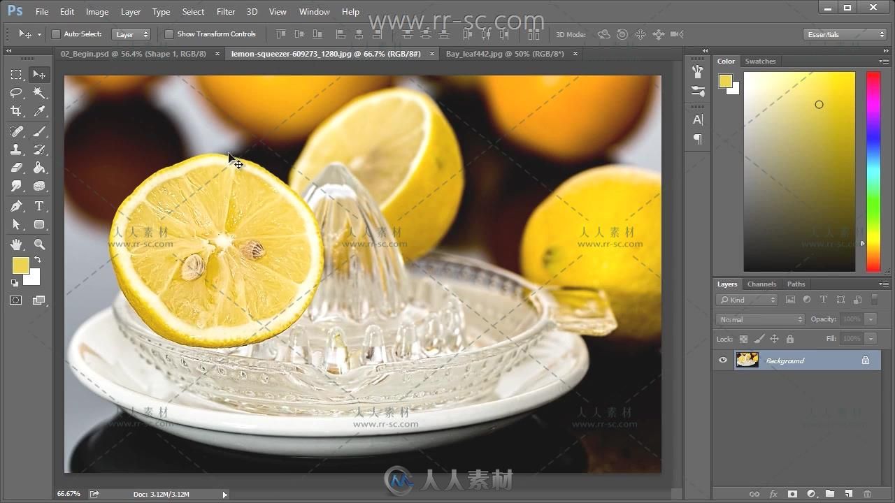 Photoshop创建引人注目的网页设计视频教程