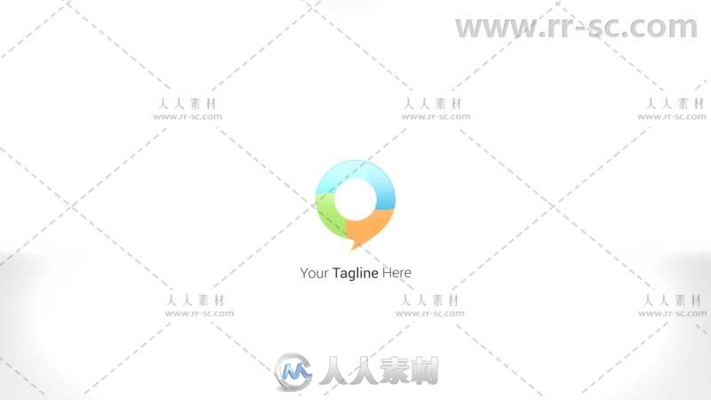 优雅时尚光效展示标志Logo演绎AE模板 Videohive Elegant Light Logo Reveal 20202596