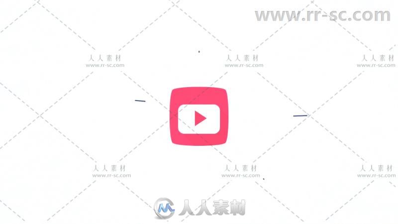 创意简单动感平面标志动画展示AE模板 Videohive Flat Logo Animation 20243508