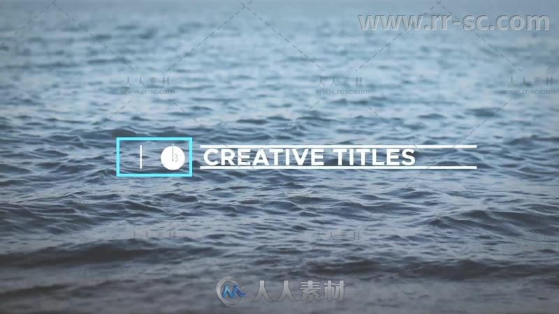 简洁干净的迷你文字标题动画AE模板  Videohive Minimal Titles 20190986