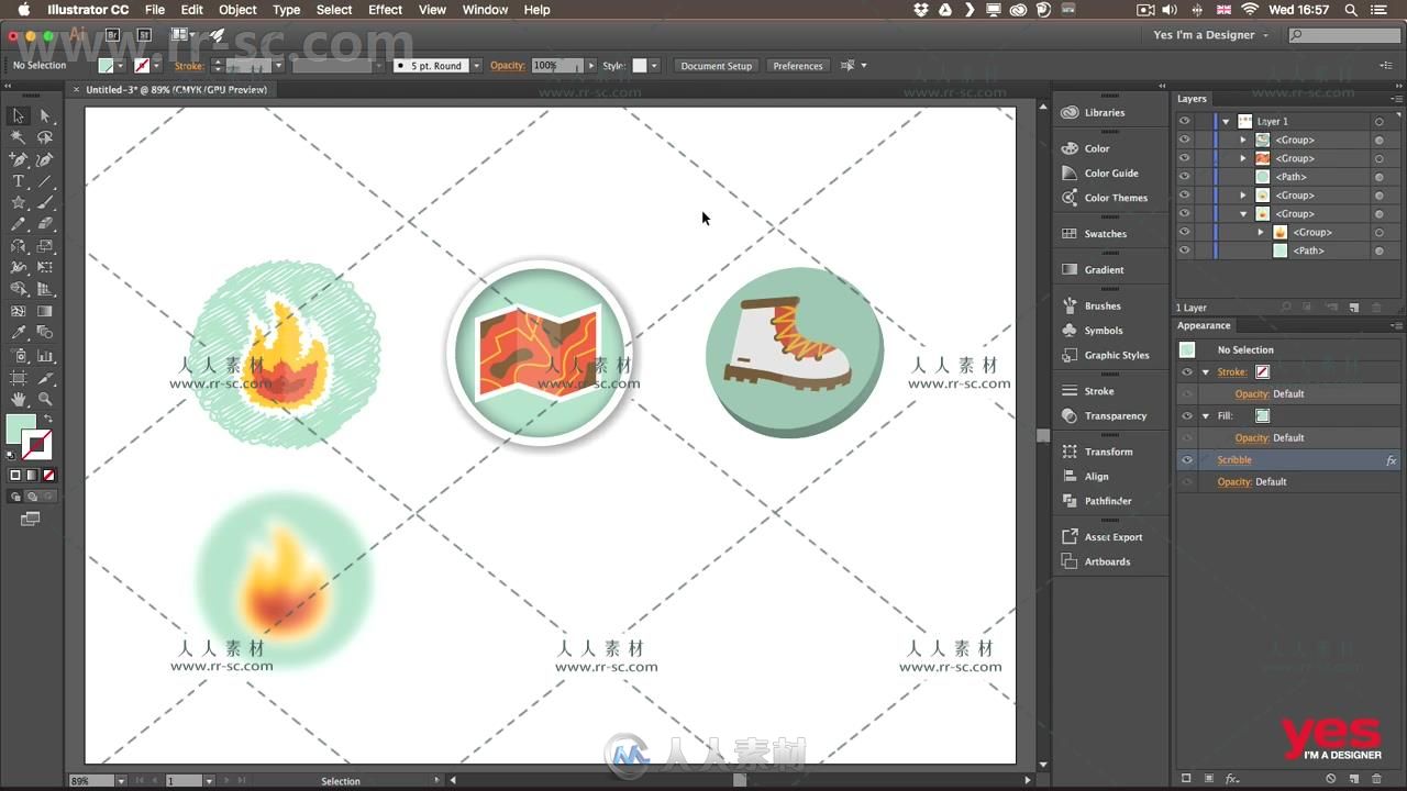 Illustrator矢量设计基础训练大师班视频教程 UDEMY ILLUSTRATOR CC MASTERCLASS